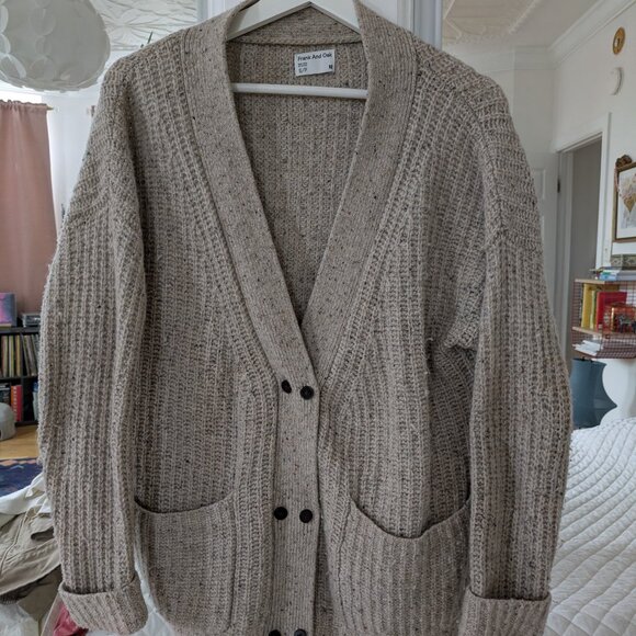 Frank and Oak Lambswool Cardigan - Picture 2 of 4